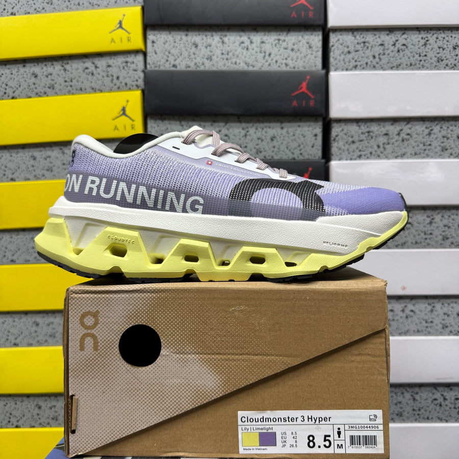 On Cloudmonster 3 Hyper 'Lavande Jaune'