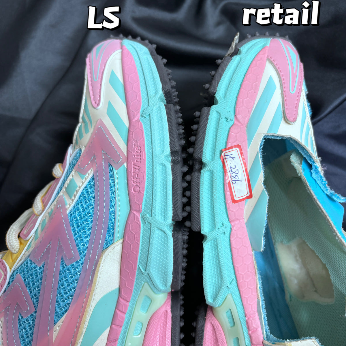 Off-White Be Right Back 'Turquoise Rose Pastel'