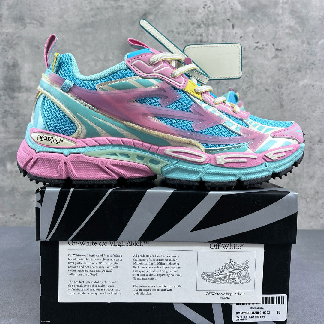 Off-White Be Right Back 'Turquoise Rose Pastel'