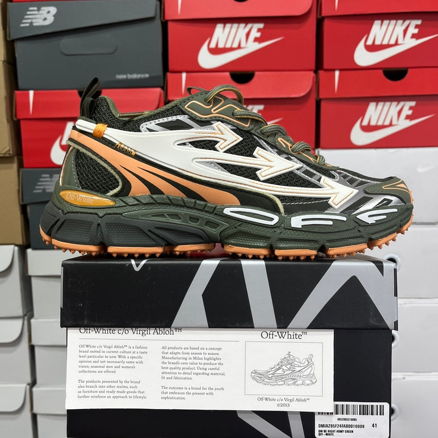 Off-White Be Right Back 'Orange Marron Noir'