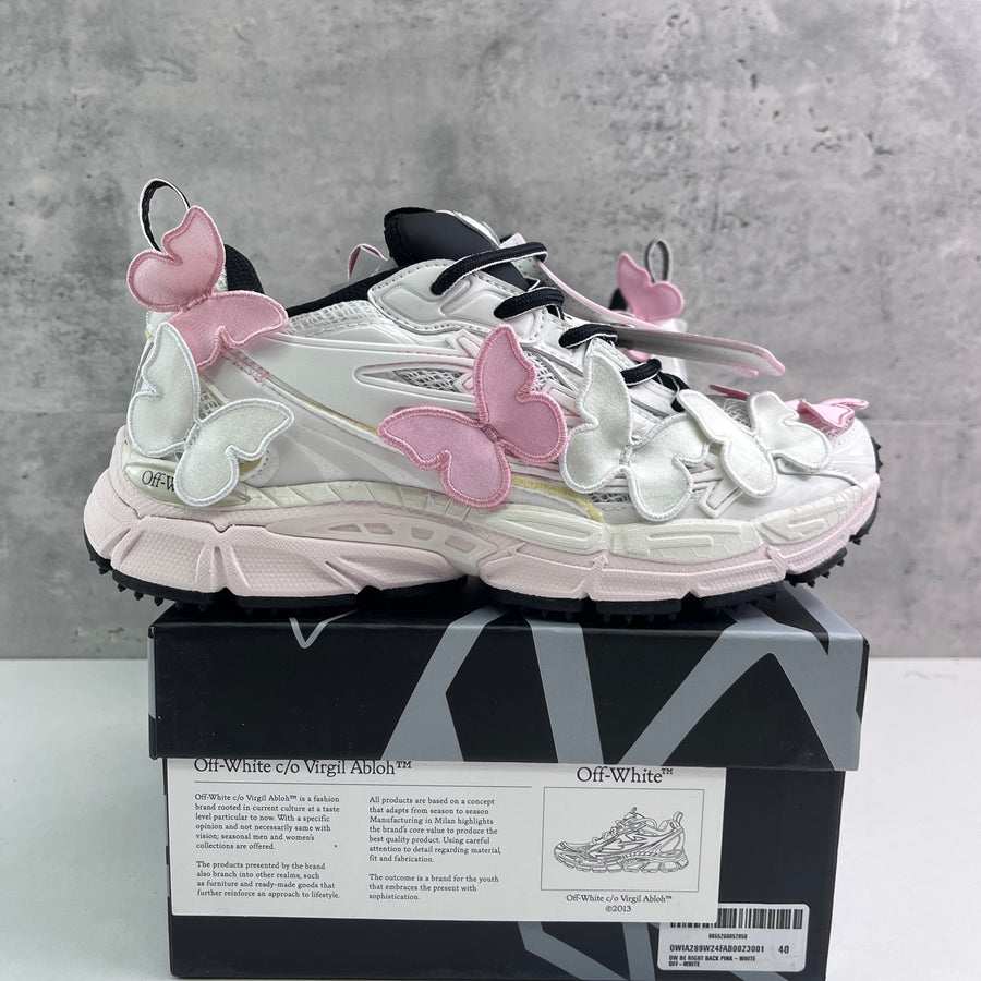 Off-White Be Right Back 'Blanc Rose Papillon'