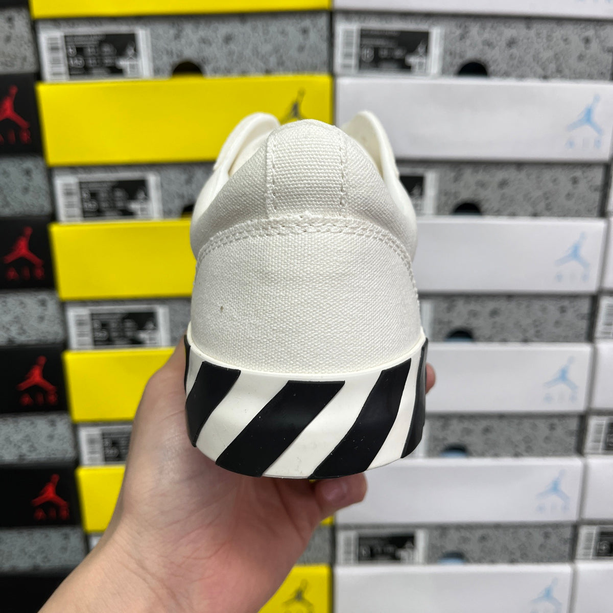 Off-White Vulc Low 'Blanc Gris Flèche'