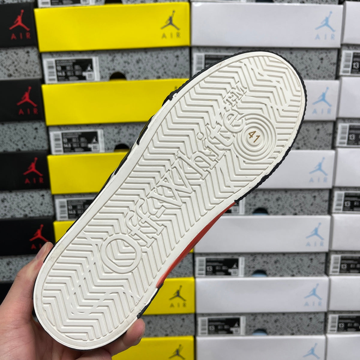 Off-White Vulc Low 'Blanc Violet Flèche'