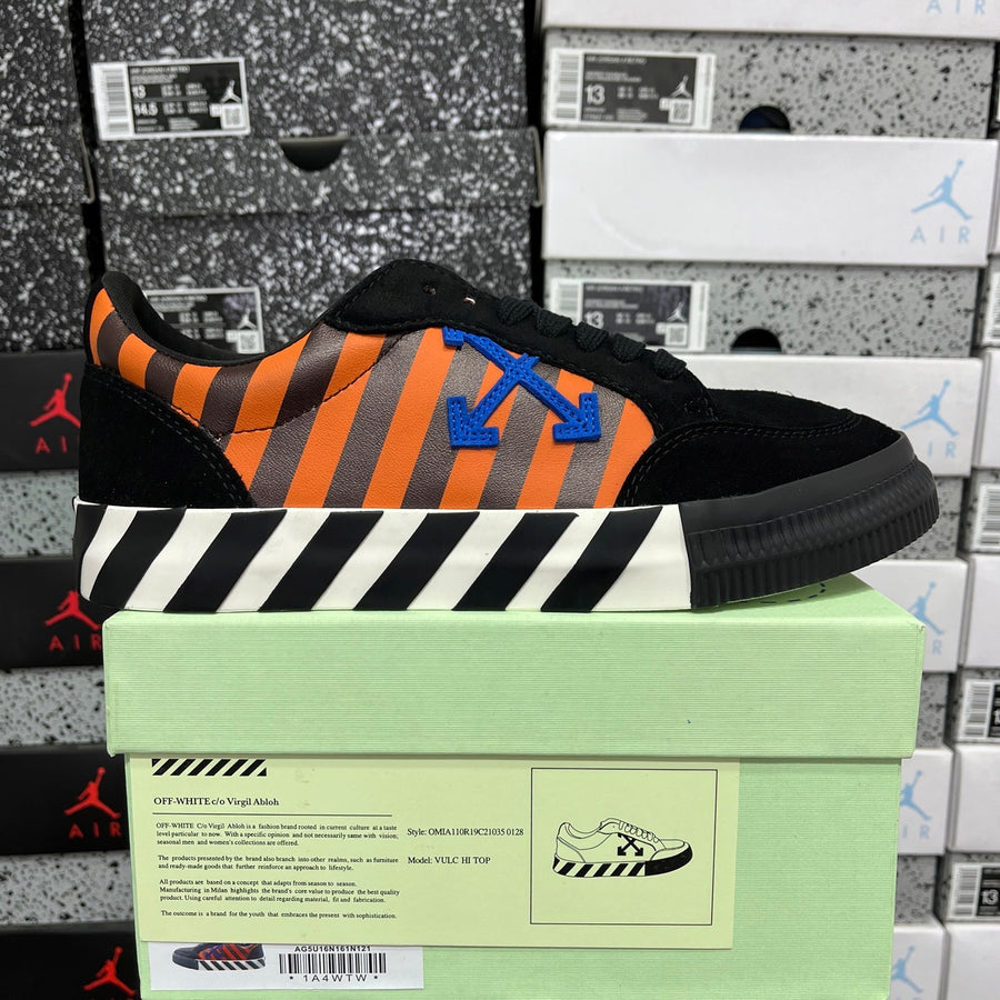 Off-White Vulc Low 'Noir Orange'