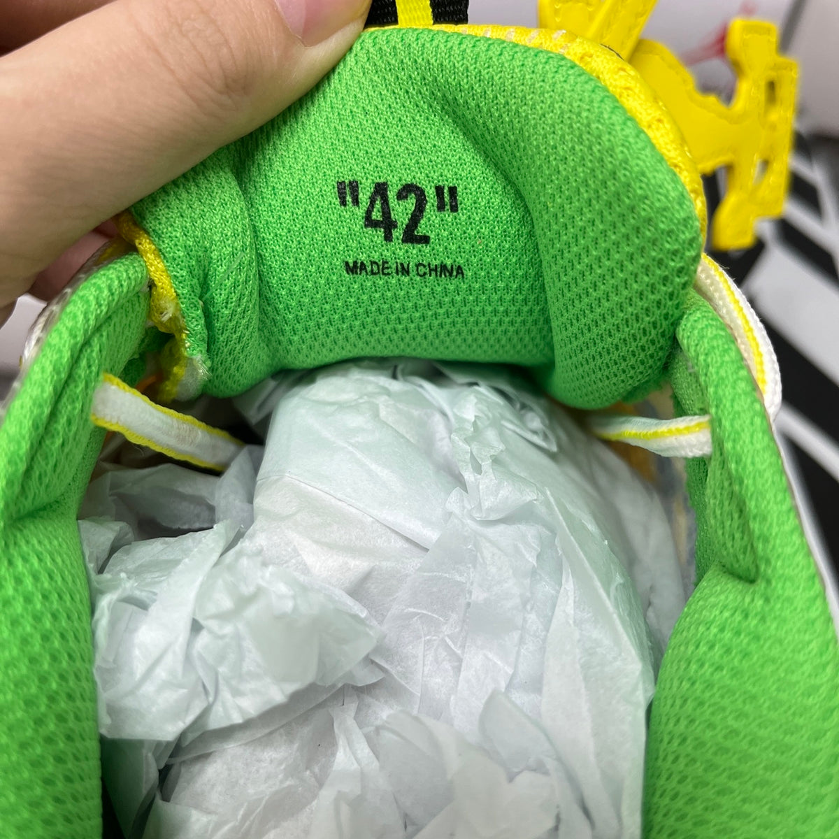 Off-White Be Right Back 'Jaune Bleu Off'