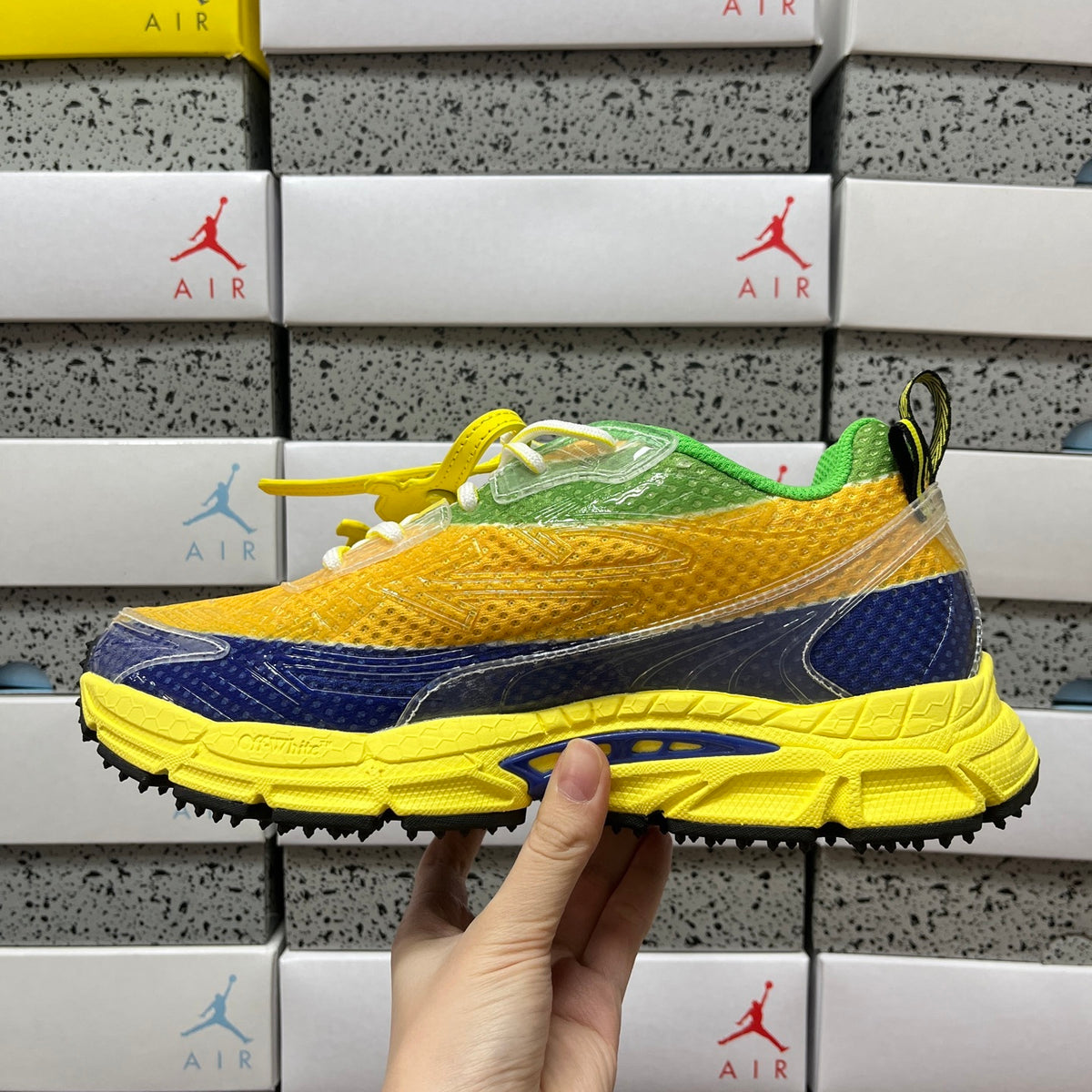 Off-White Be Right Back 'Jaune Bleu Off'