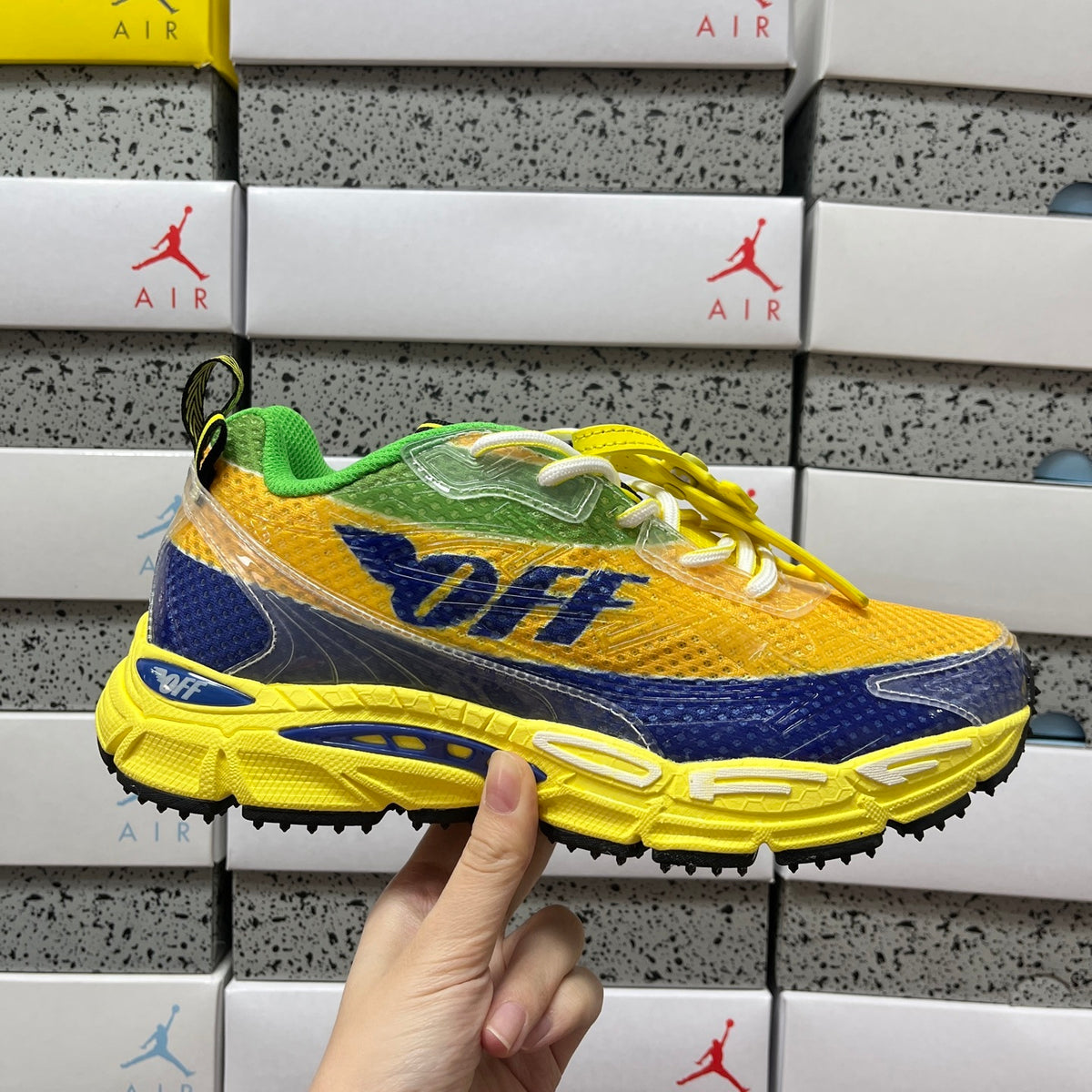 Off-White Be Right Back 'Jaune Bleu Off'