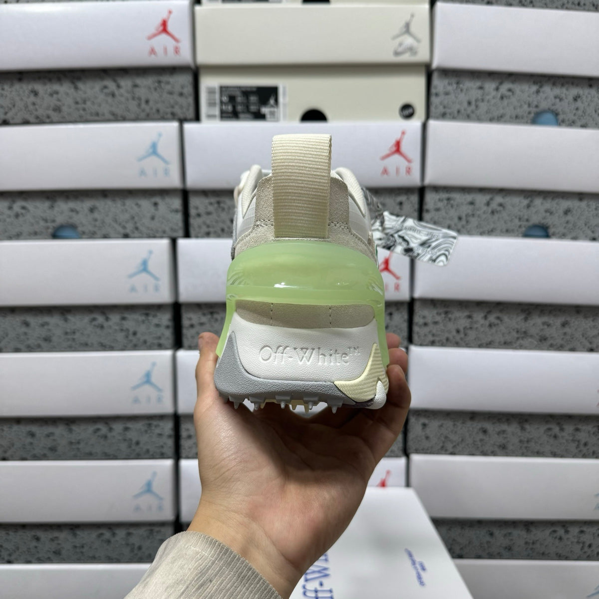 Off-White Odsy-2000 'Crème Vert Sapin'