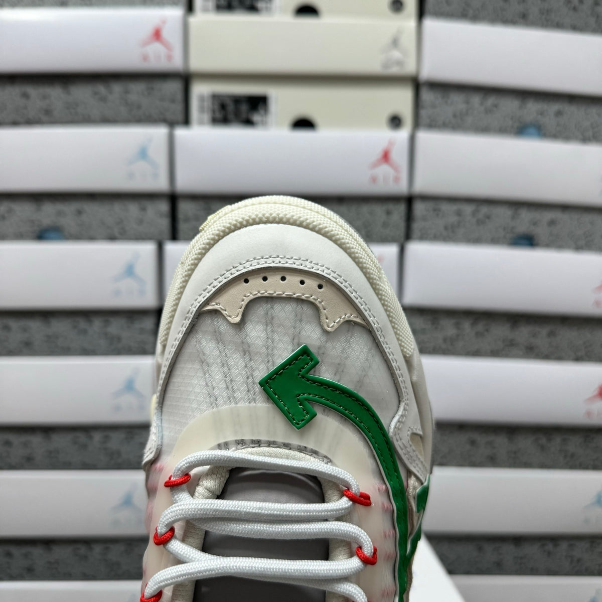 Off-White Odsy-2000 'Crème Vert Sapin'