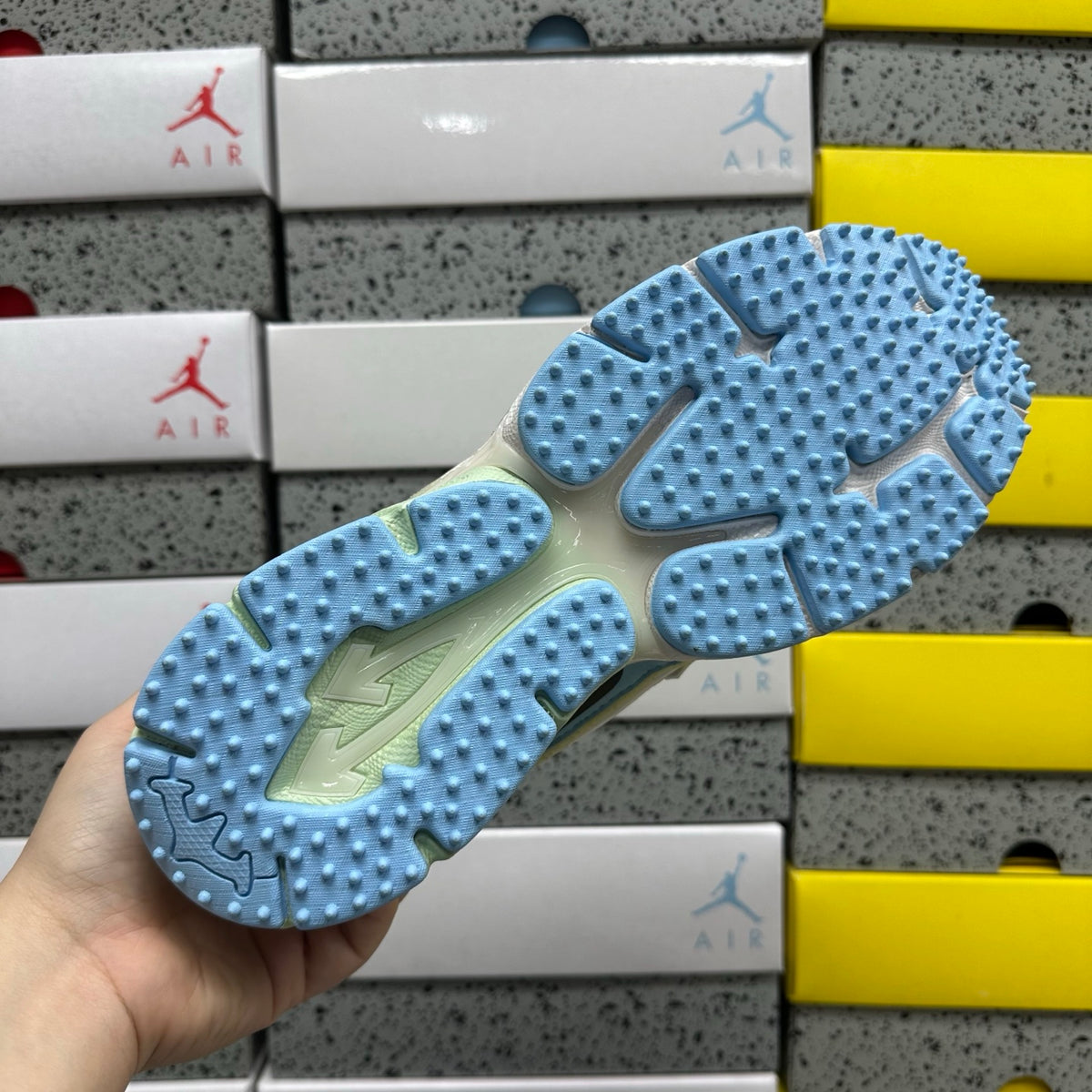 Off-White Be Right Back 'Blanc Bleu Vert'