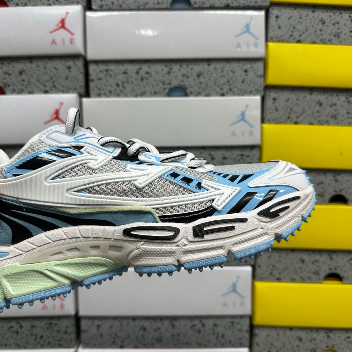 Off-White Be Right Back 'Blanc Bleu Vert'