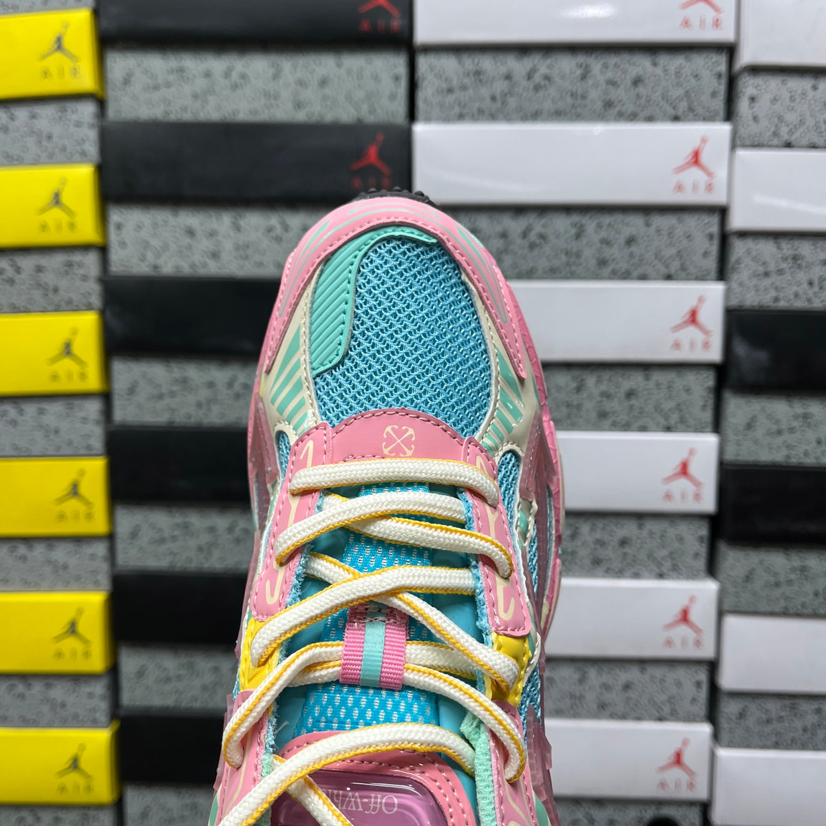 Off-White Be Right Back 'Turquoise Rose Multicolore'
