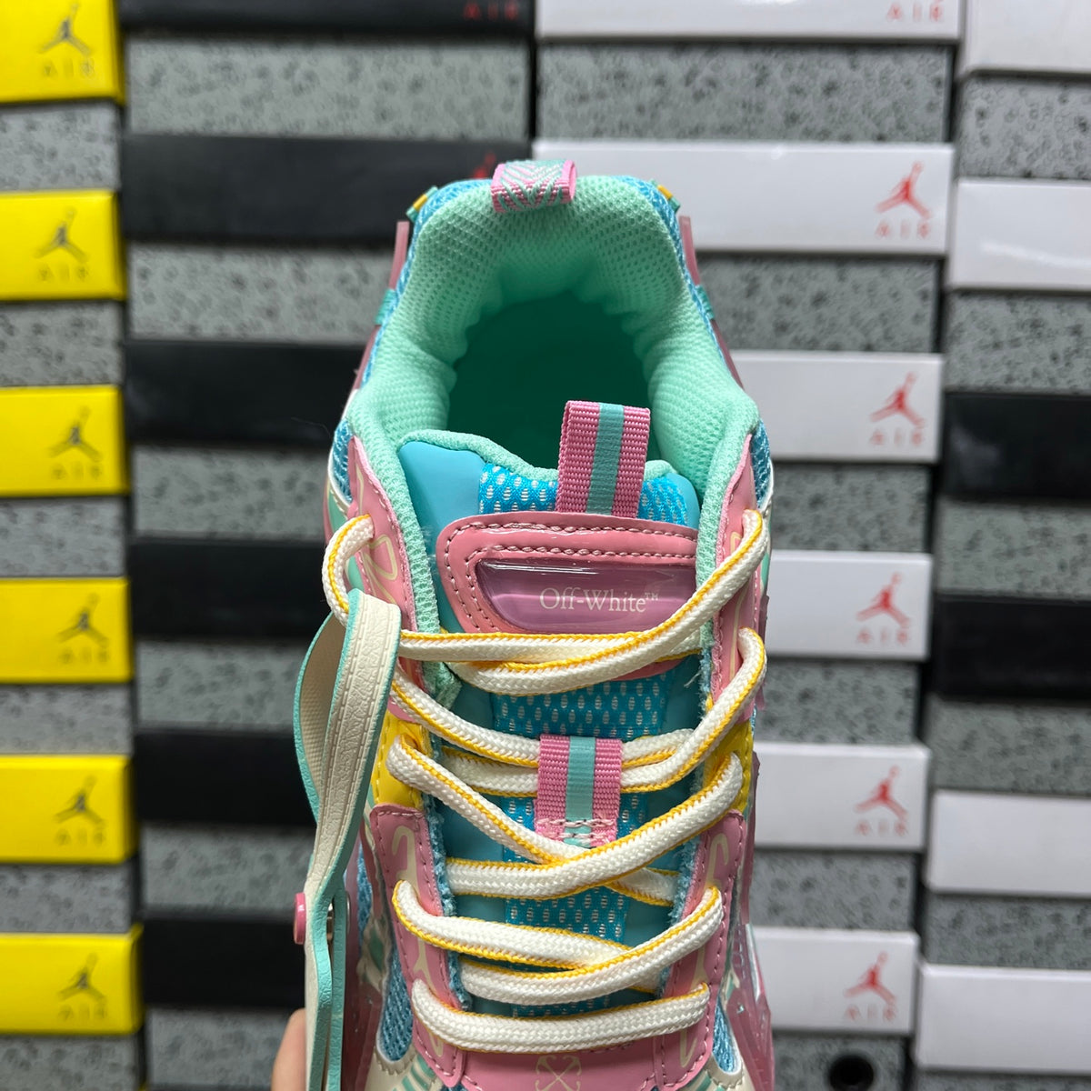 Off-White Be Right Back 'Turquoise Rose Multicolore'