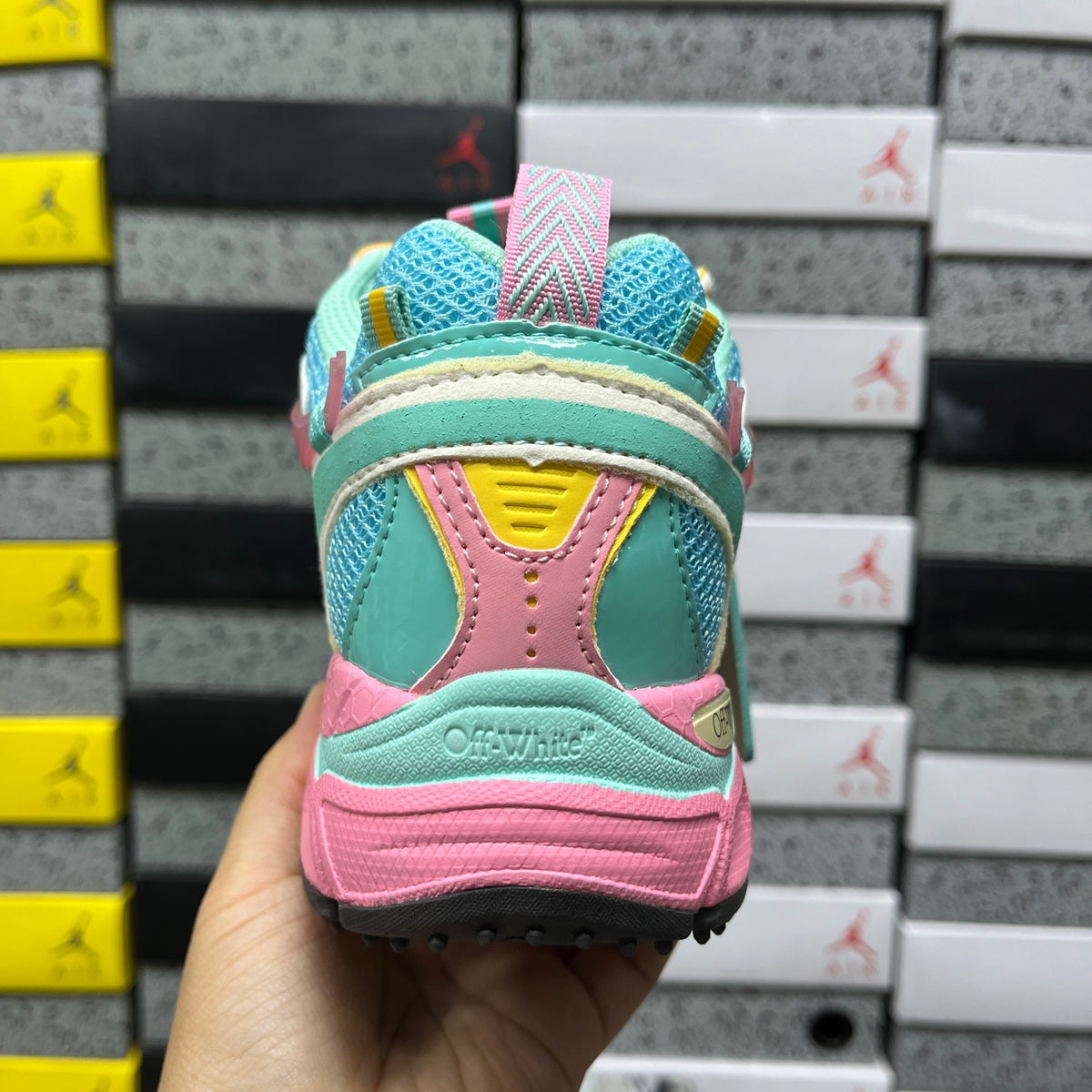 Off-White Be Right Back 'Turquoise Rose Multicolore'