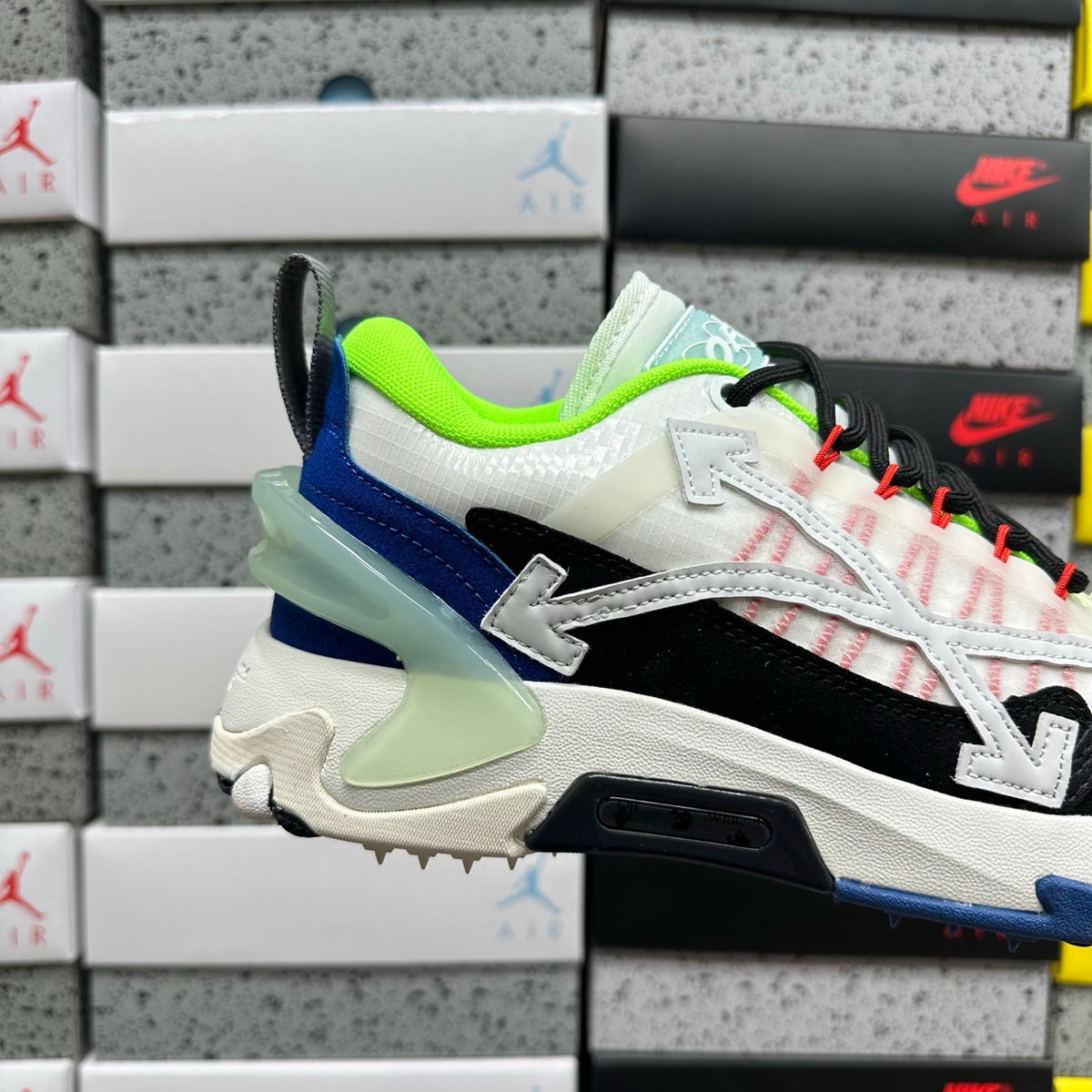 Off-White Odsy-2000 'Blanc Noir Vert Fluo'