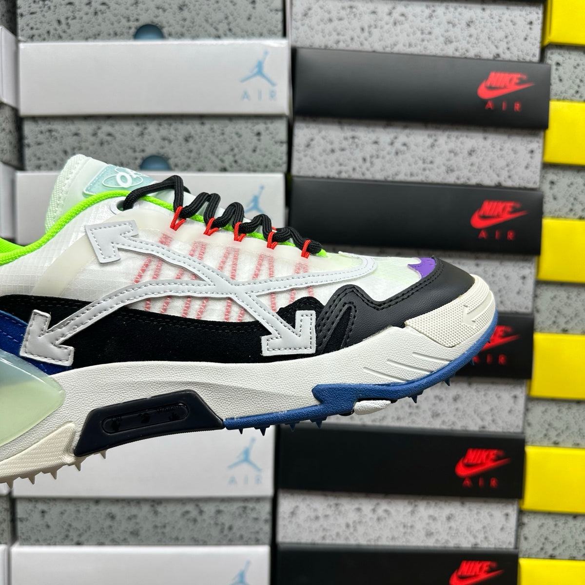 Off-White Odsy-2000 'Blanc Noir Vert Fluo'