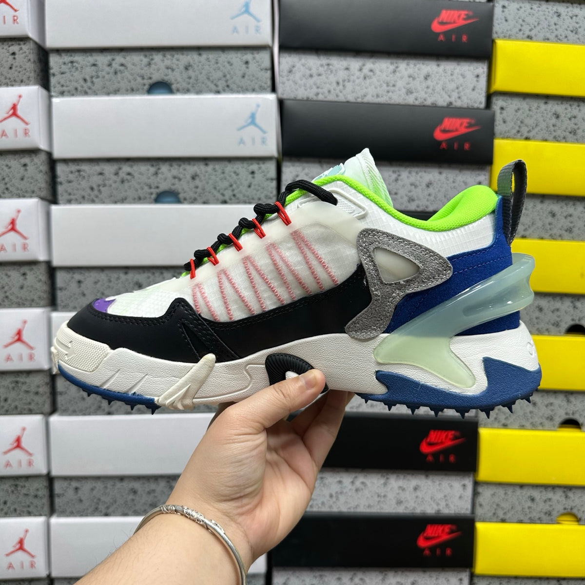Off-White Odsy-2000 'Blanc Noir Vert Fluo'