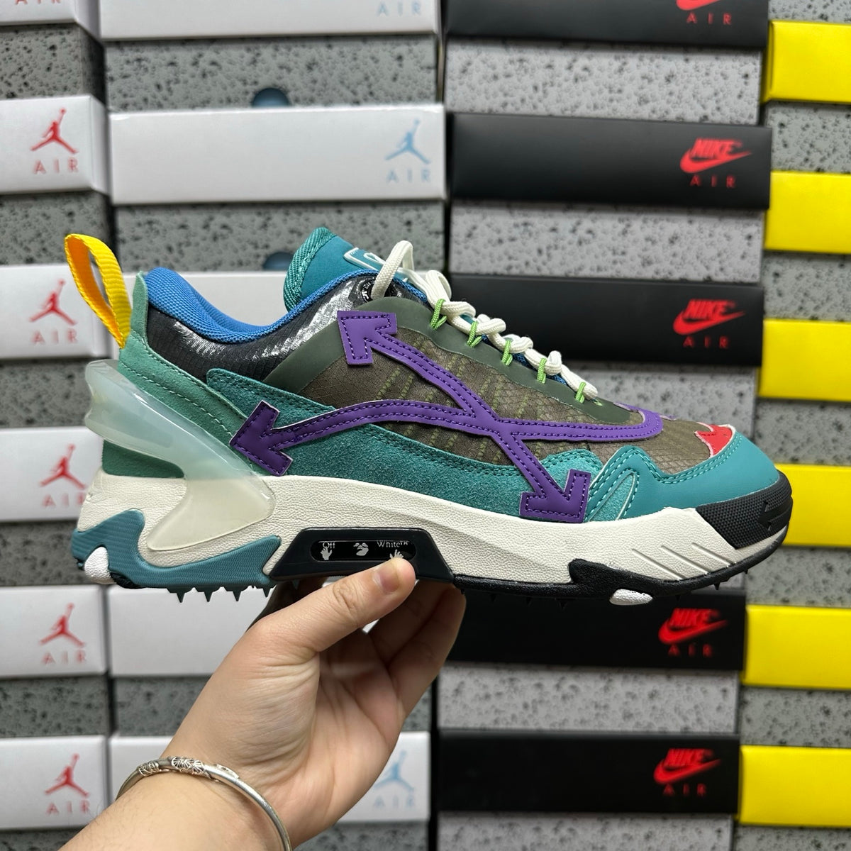 Off-White Odsy-2000 'Vert Kaki Bleu'