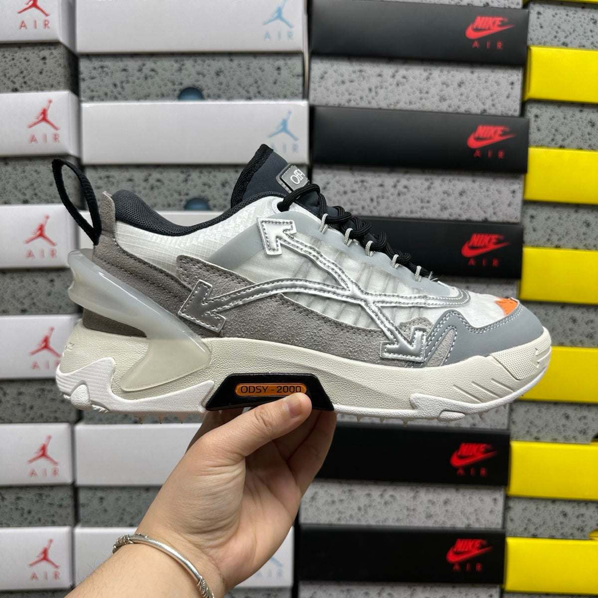 Off-White Odsy-2000 'Blanc Gris Argent'