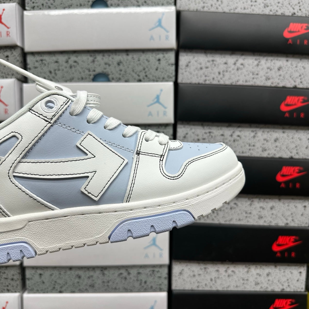Off-White Out Of Office 'Blanc Bleu Gris Flèche'