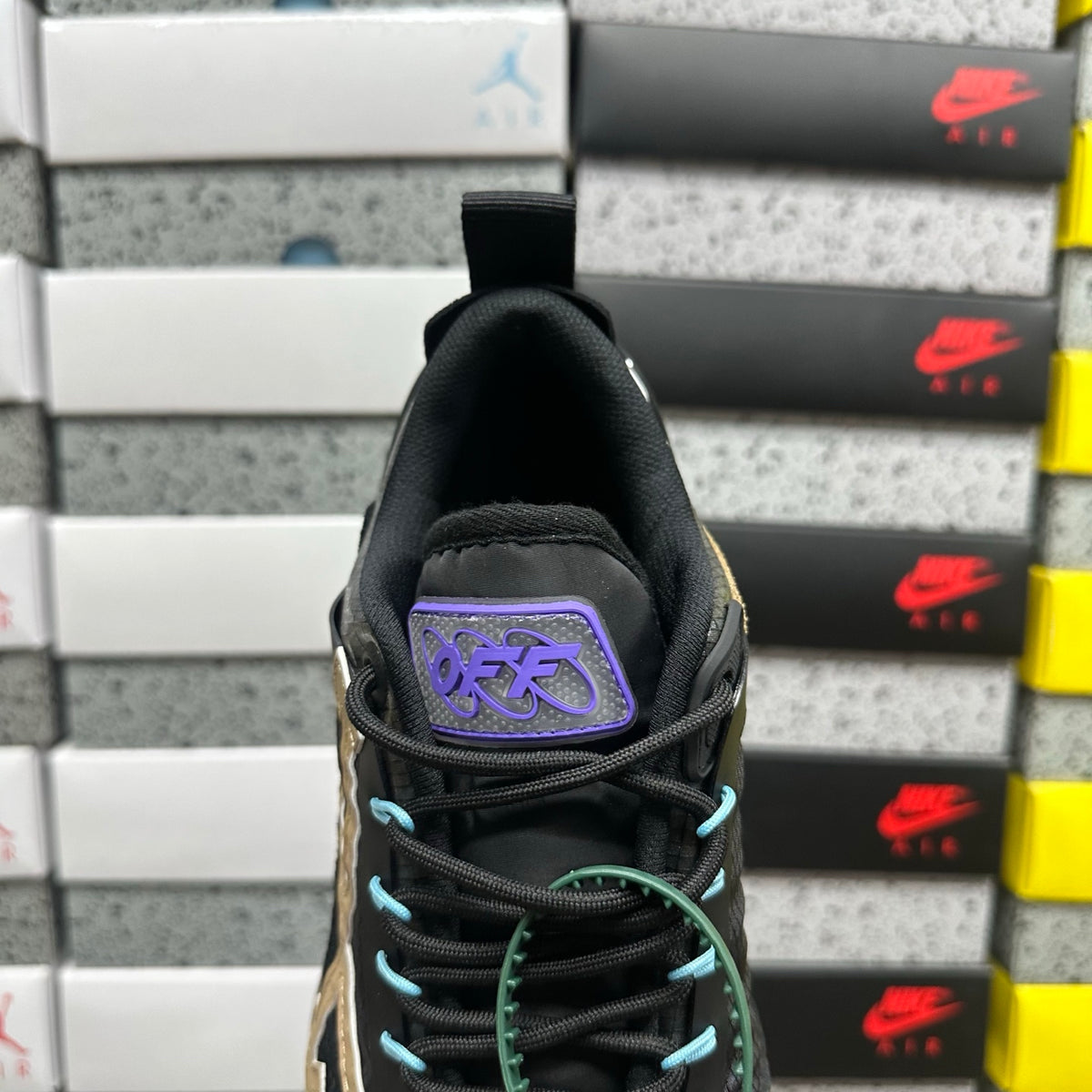 Off-White Odsy-2000 'Noir Beige Violet'