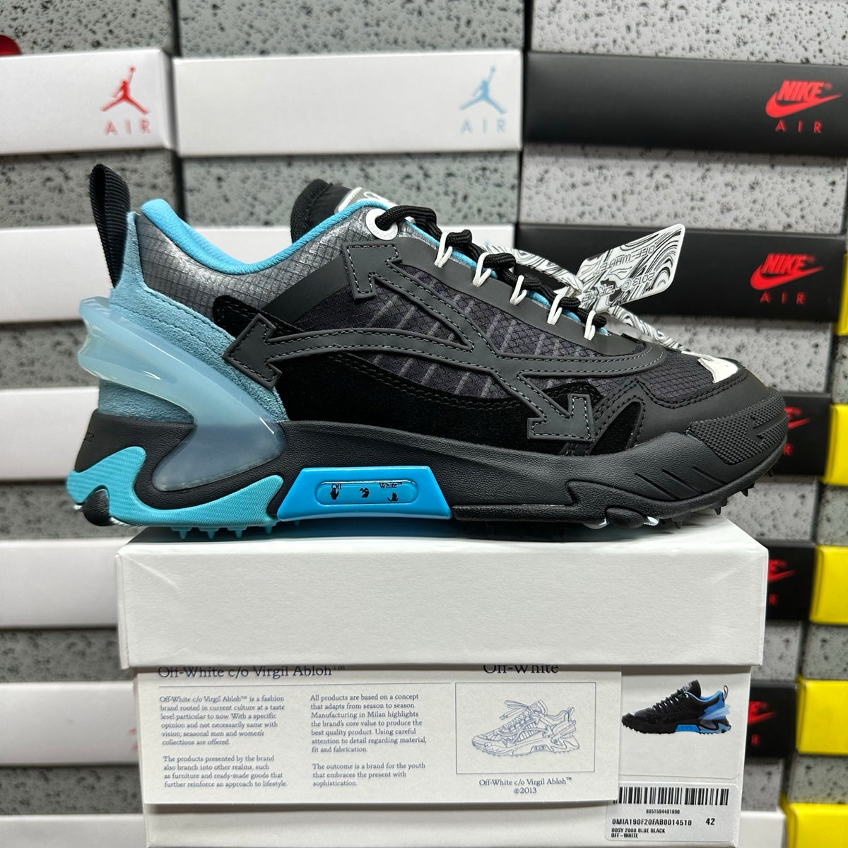 Off-White Odsy-2000 'Noir Bleu Ciel'