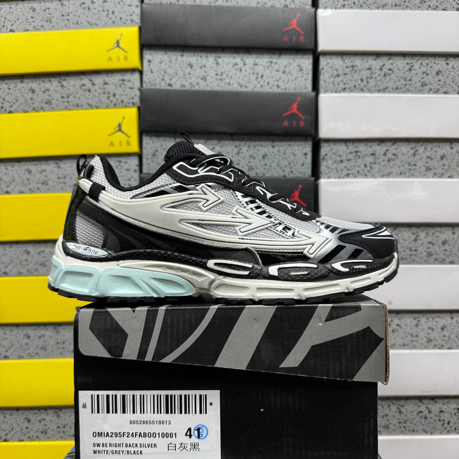 Off-White Be Right Back 'Noir Argent Turquoise'