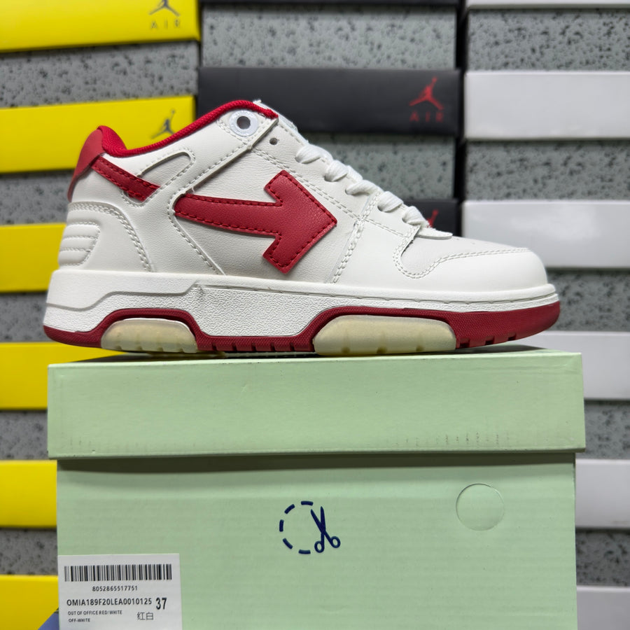Off-White Out Of Office 'Blanc Rouge Bordeaux'