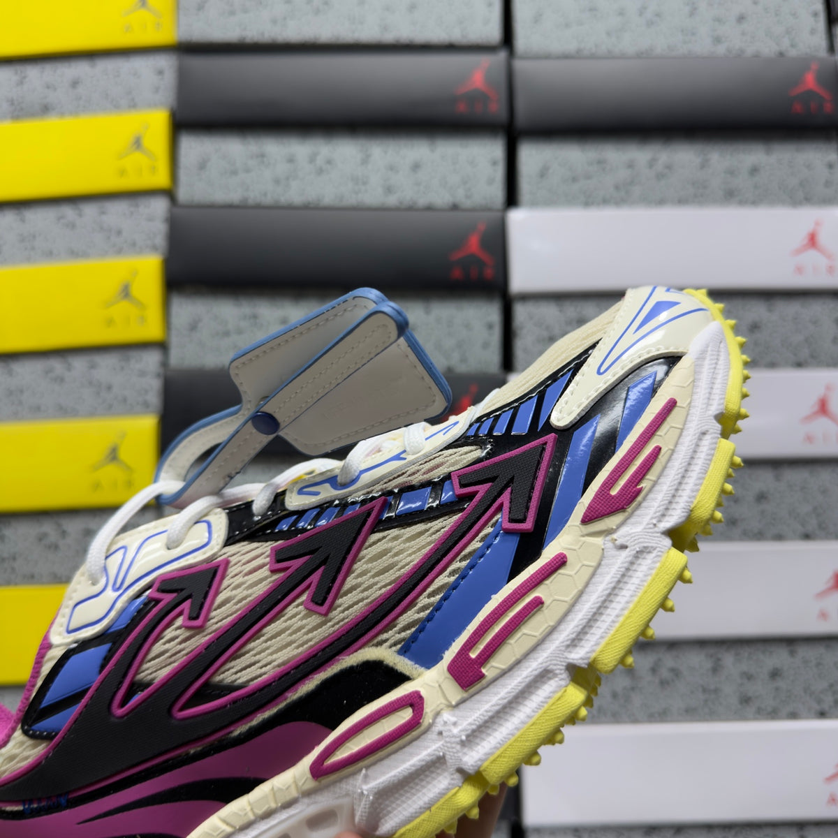 Off-White Be Right Back 'Violet Jaune Multicolore'