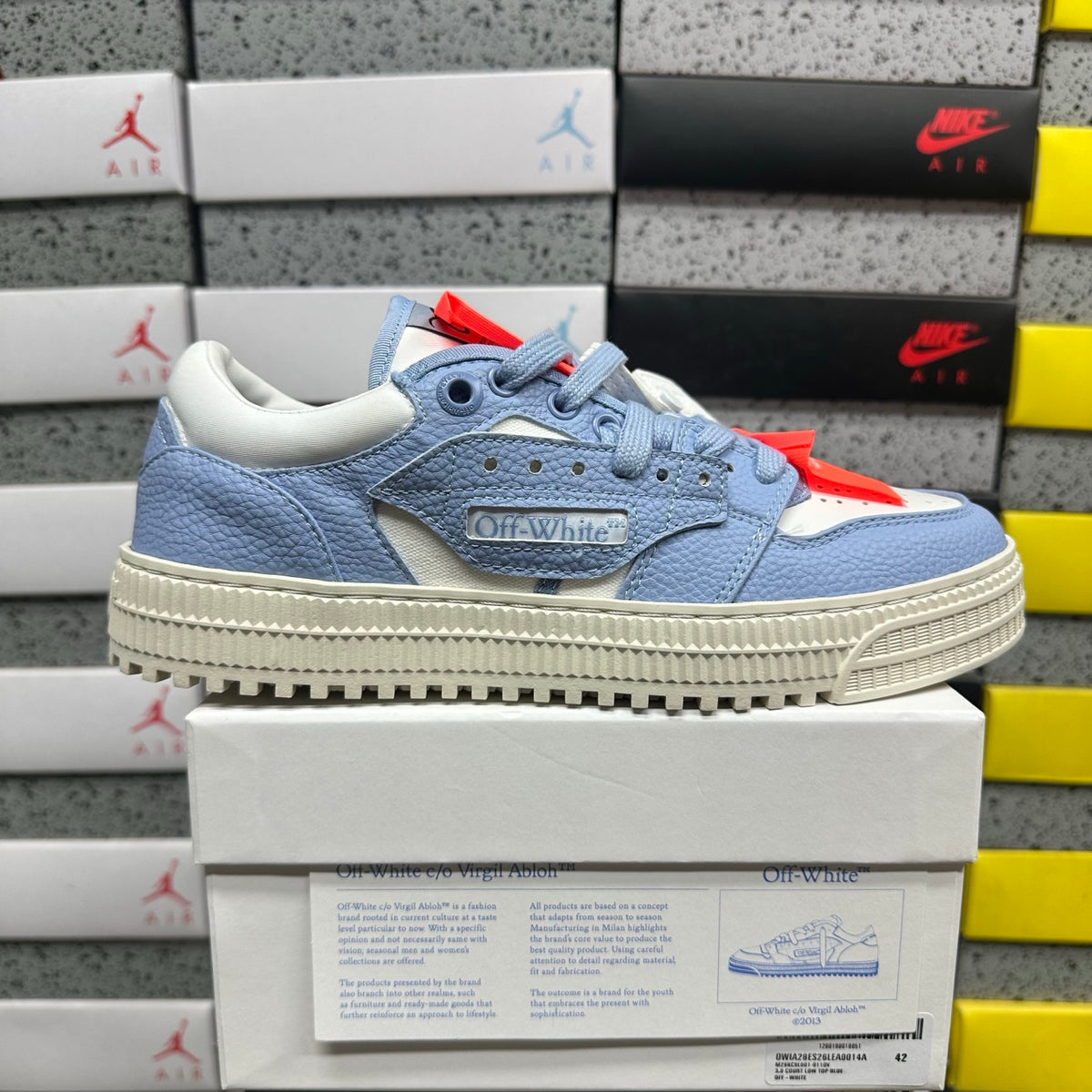 Off-White 3.0 Off Court 'Bleu Ciel Rouge'