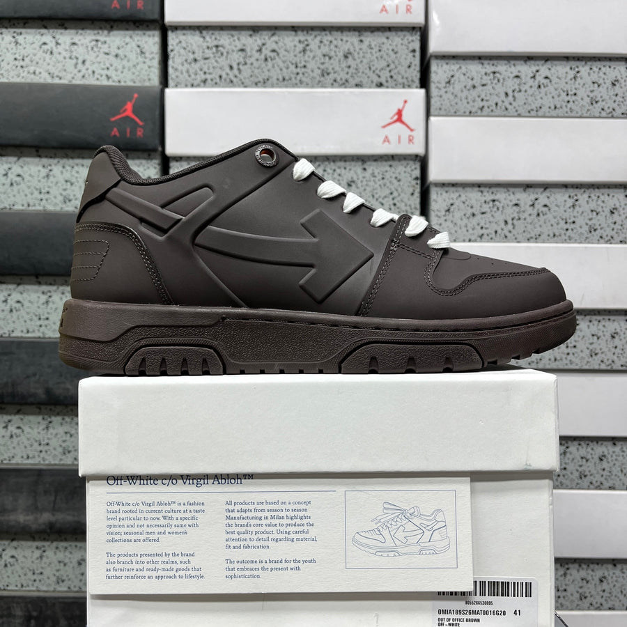 Off-White Out Of Office 'Marron Chocolat'