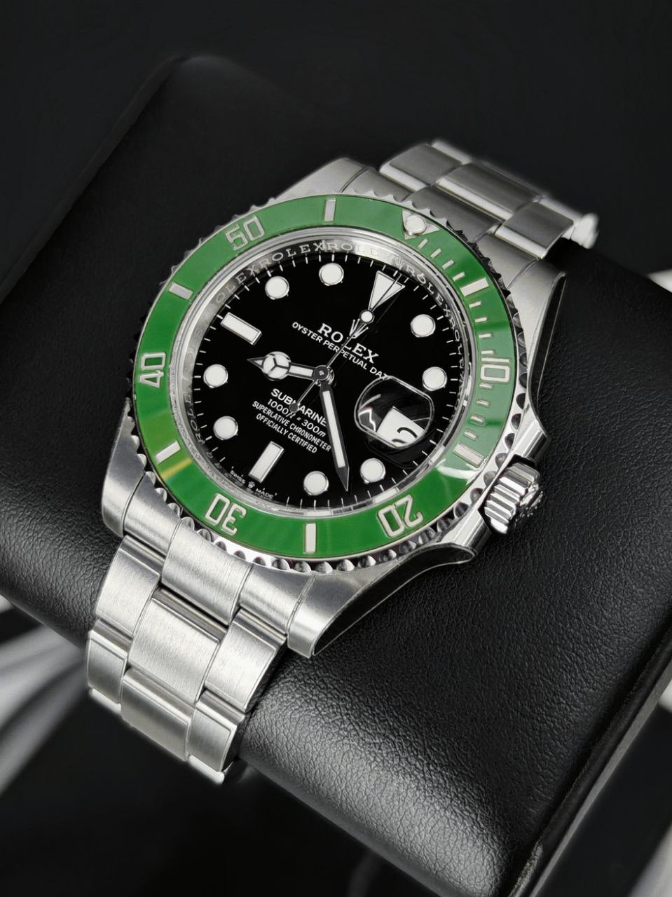 Montre de Plongée Automatique Cadran Vert 41 mm — Date