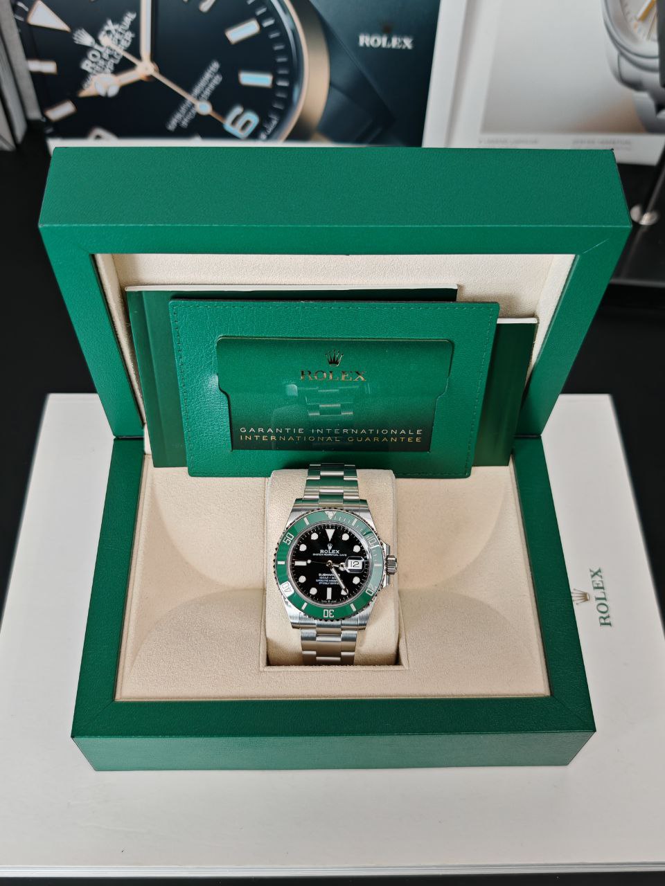 Montre de Plongée Automatique Cadran Vert 41 mm — Date