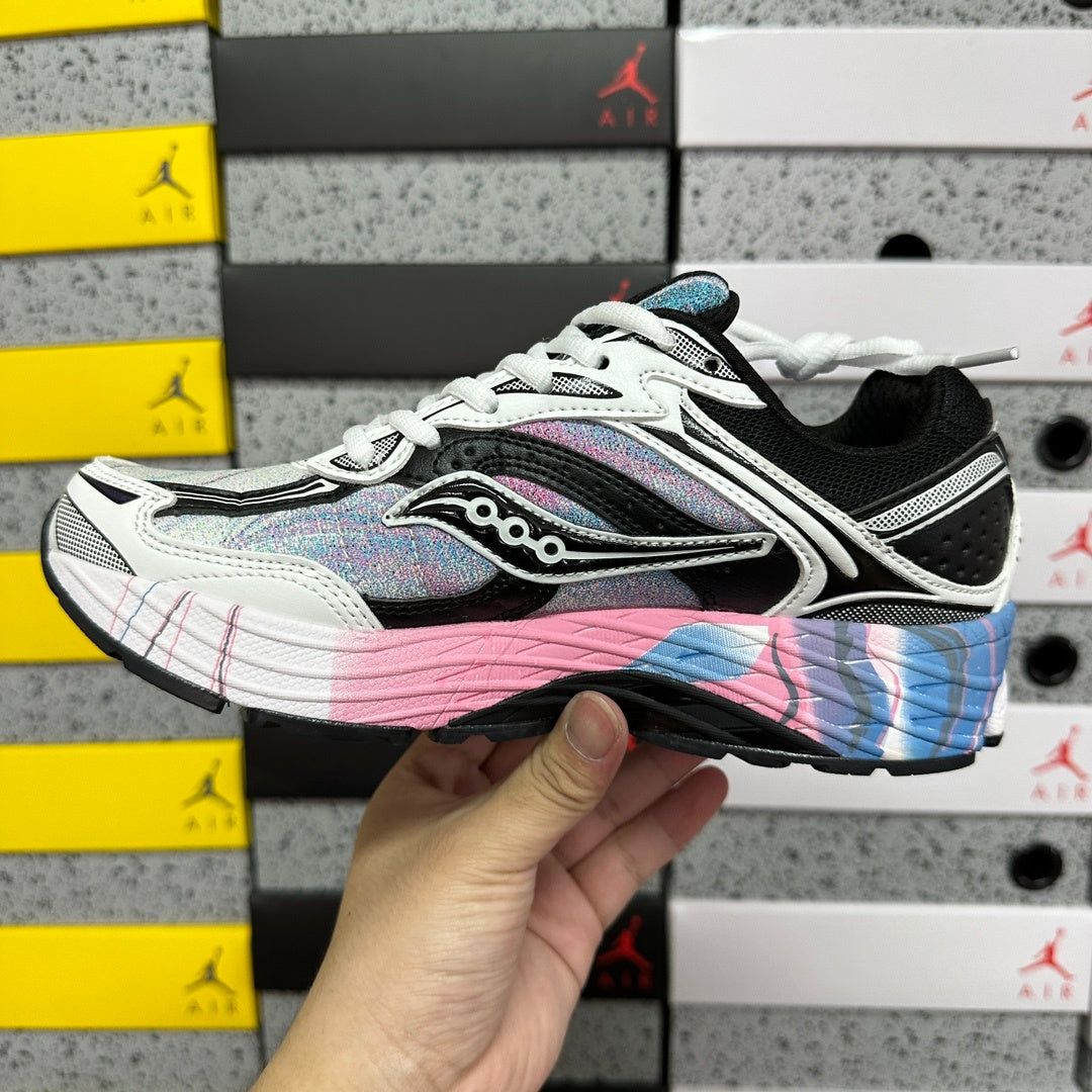 Saucony ProGrid Omni 9 'Argent Bleu Rose Irisé' — vue 5
