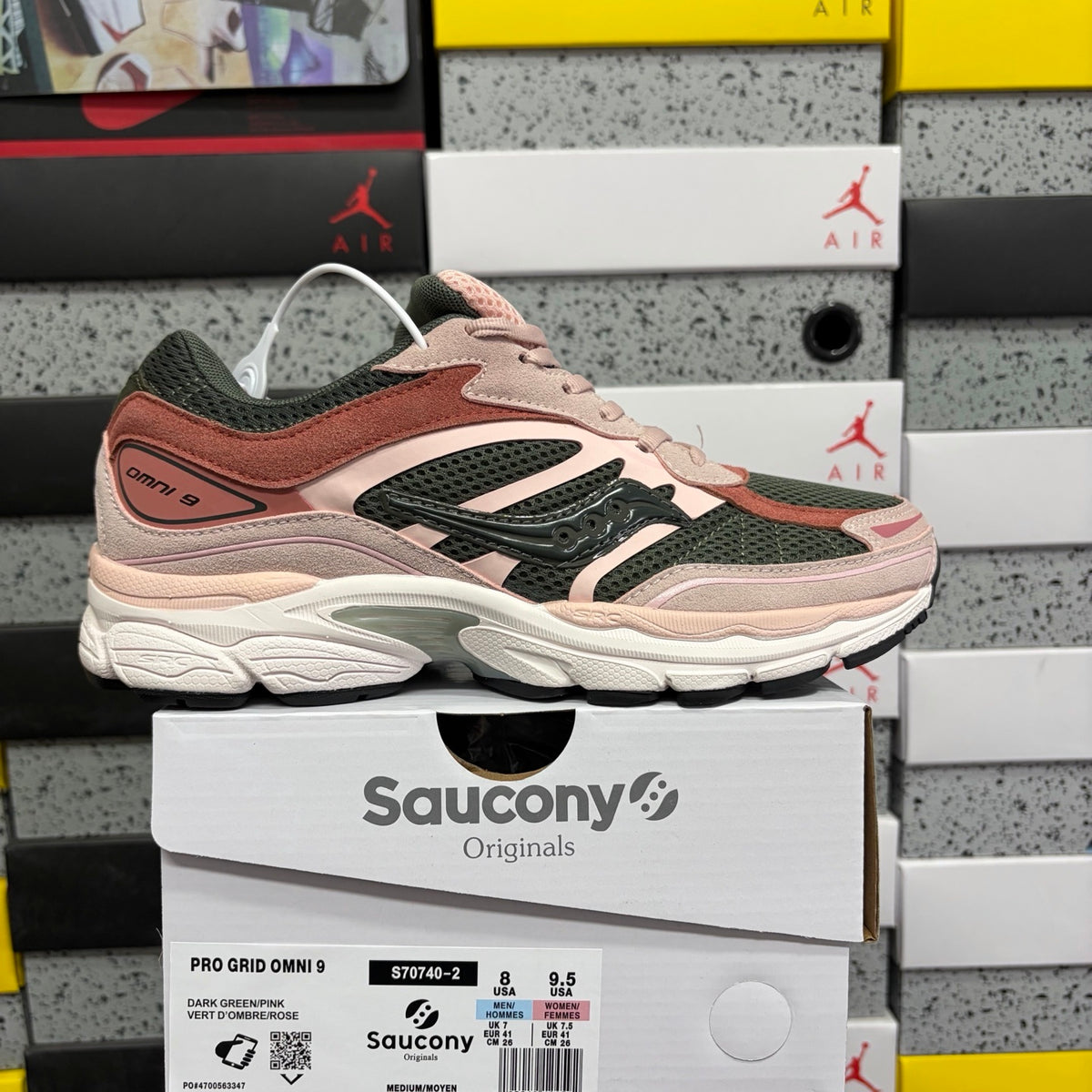Saucony ProGrid Omni 9 'Rose Vert Kaki'