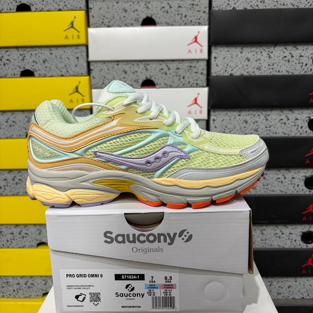 Saucony ProGrid Omni 9 'Pastel Jaune Orange'