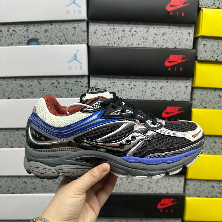Saucony ProGrid Omni 9 'Noir Bleu Royal Argent'