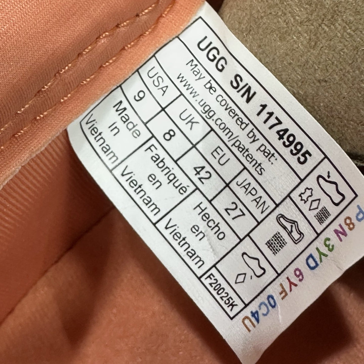 UGG CA805 Trainer 'Orange Grey' — vue 2