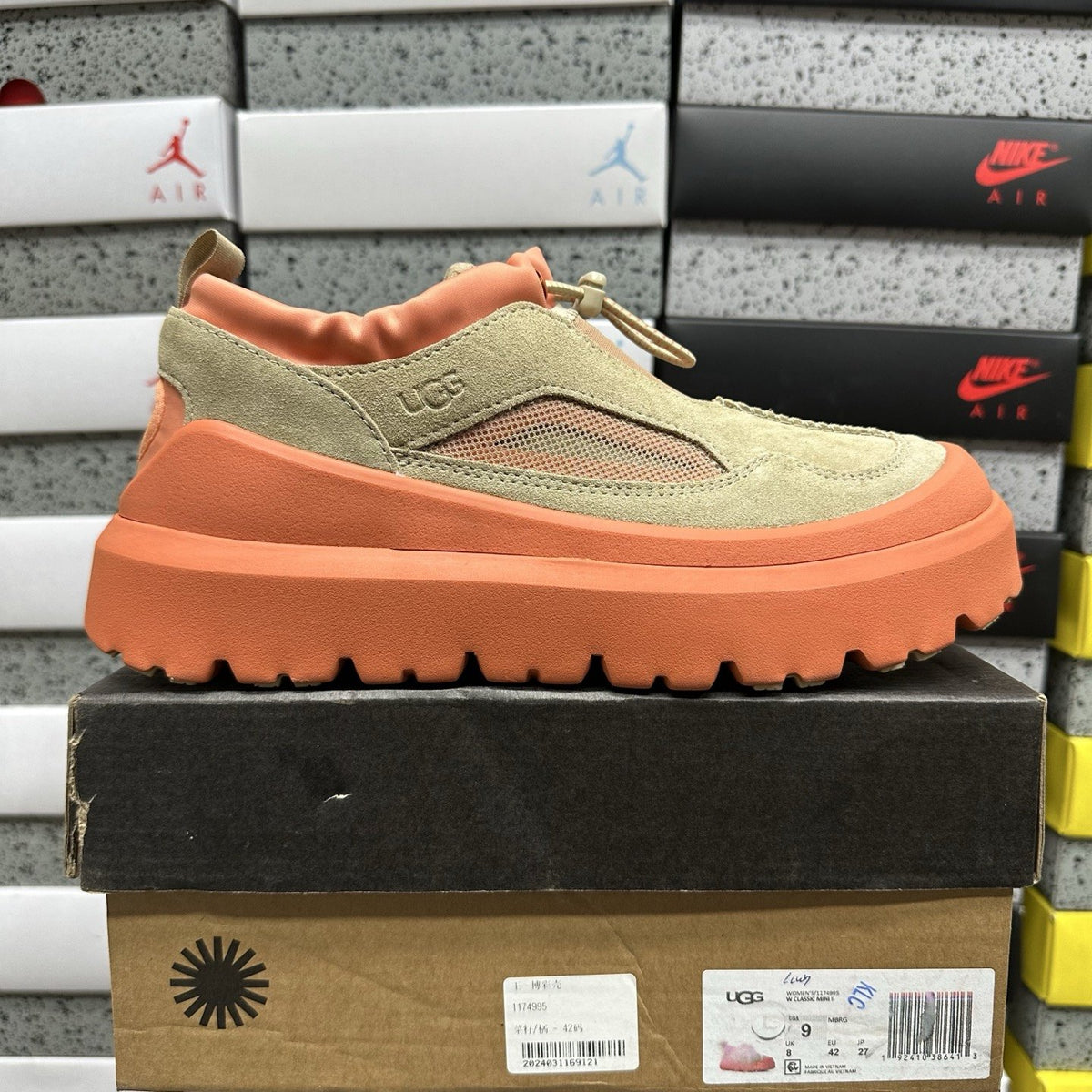 UGG CA805 Trainer 'Orange Grey' — vue 10
