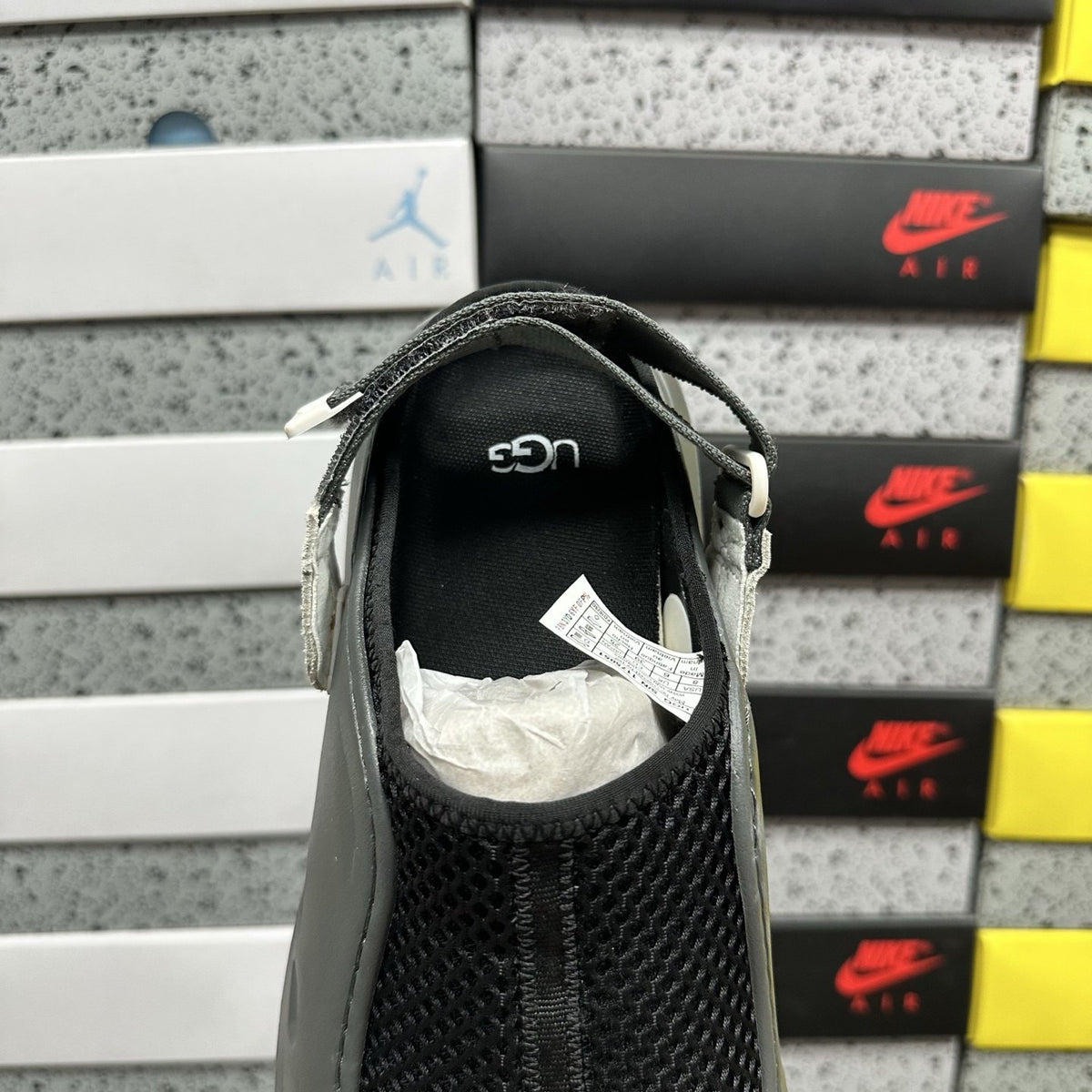 UGG Sport Yeah Clog 'Grey Black' — vue 5