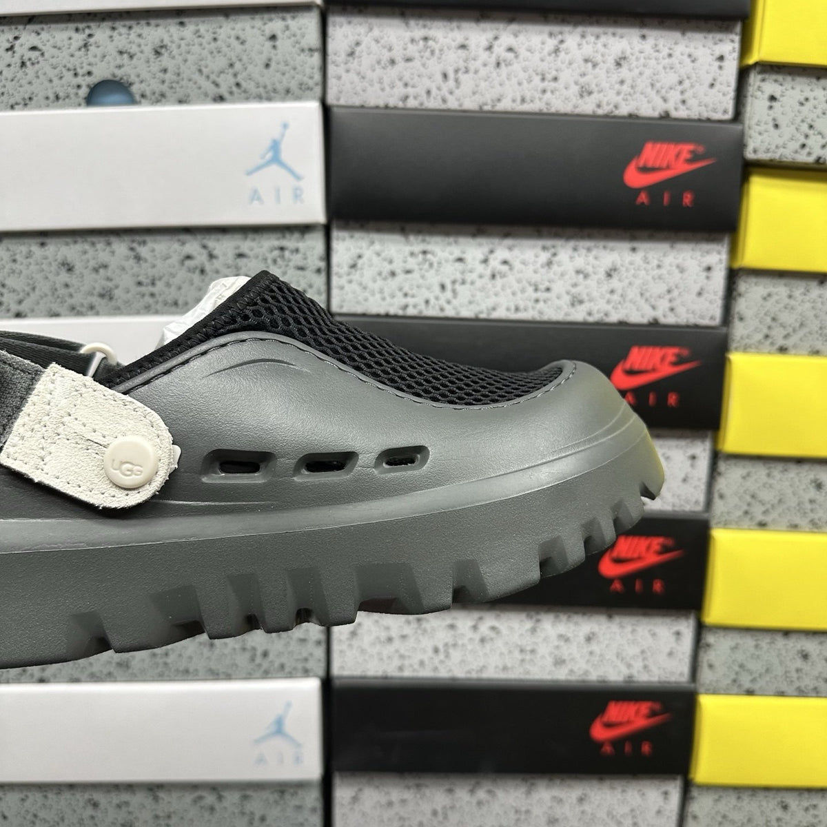 UGG Sport Yeah Clog 'Grey Black' — vue 7