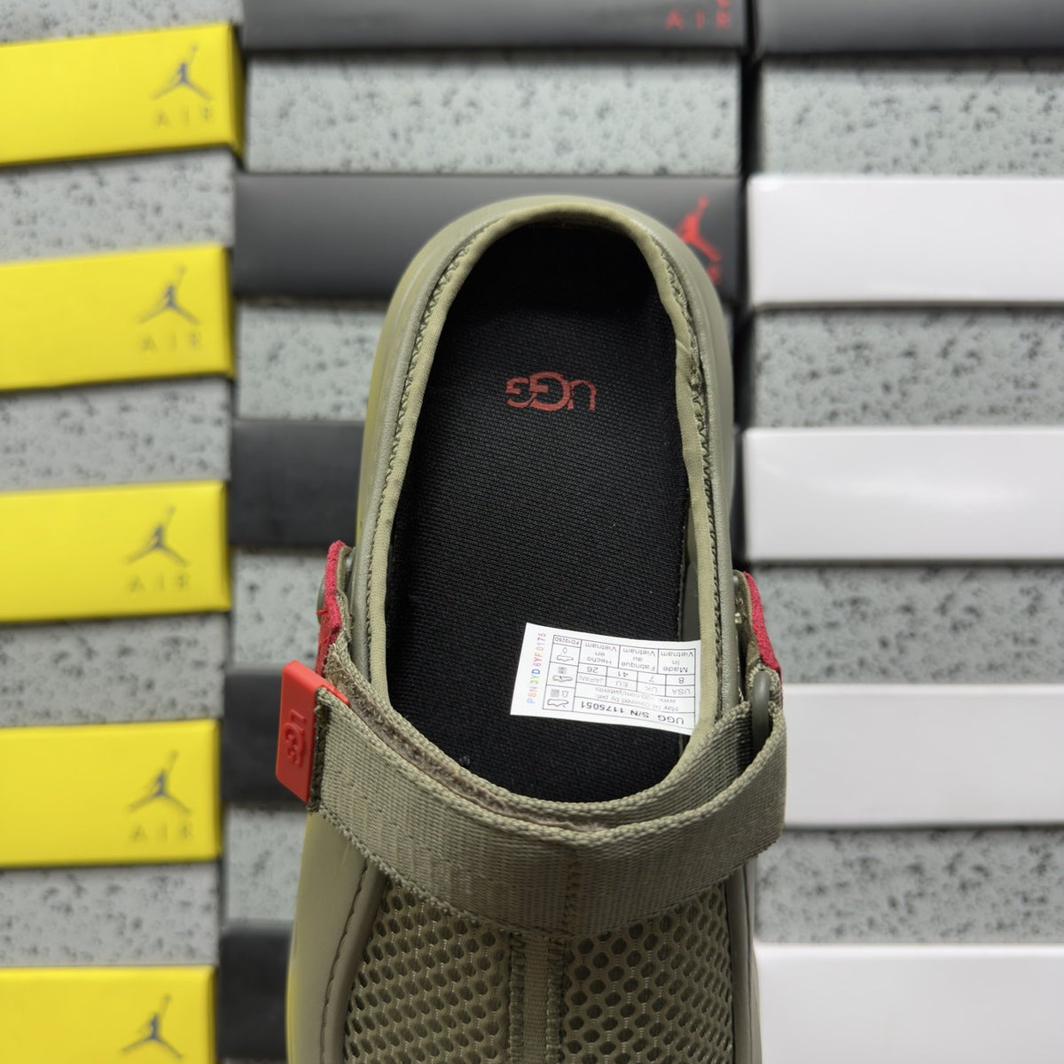 UGG Sport Yeah Clog 'Green Red' — vue 5