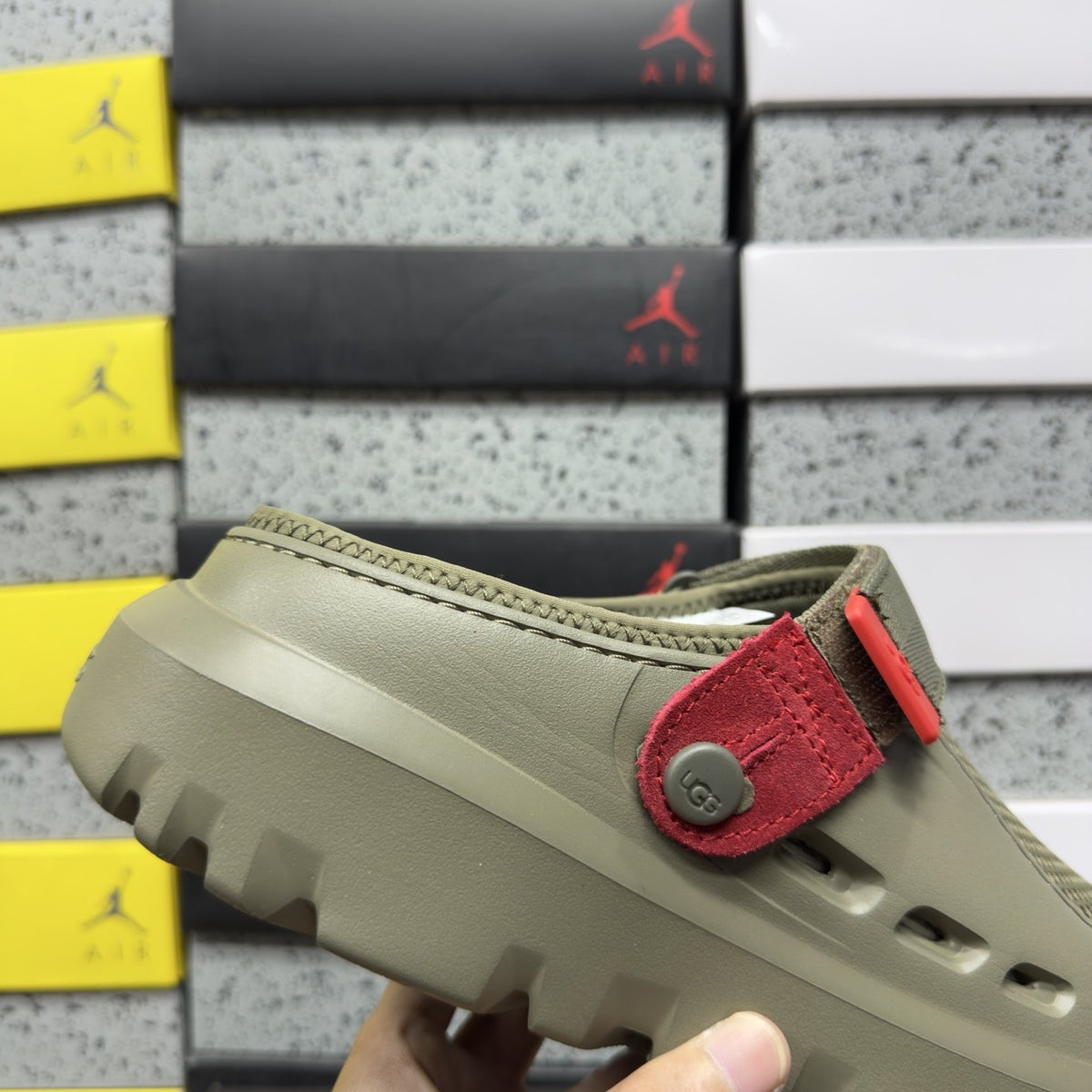 UGG Sport Yeah Clog 'Green Red' — vue 7