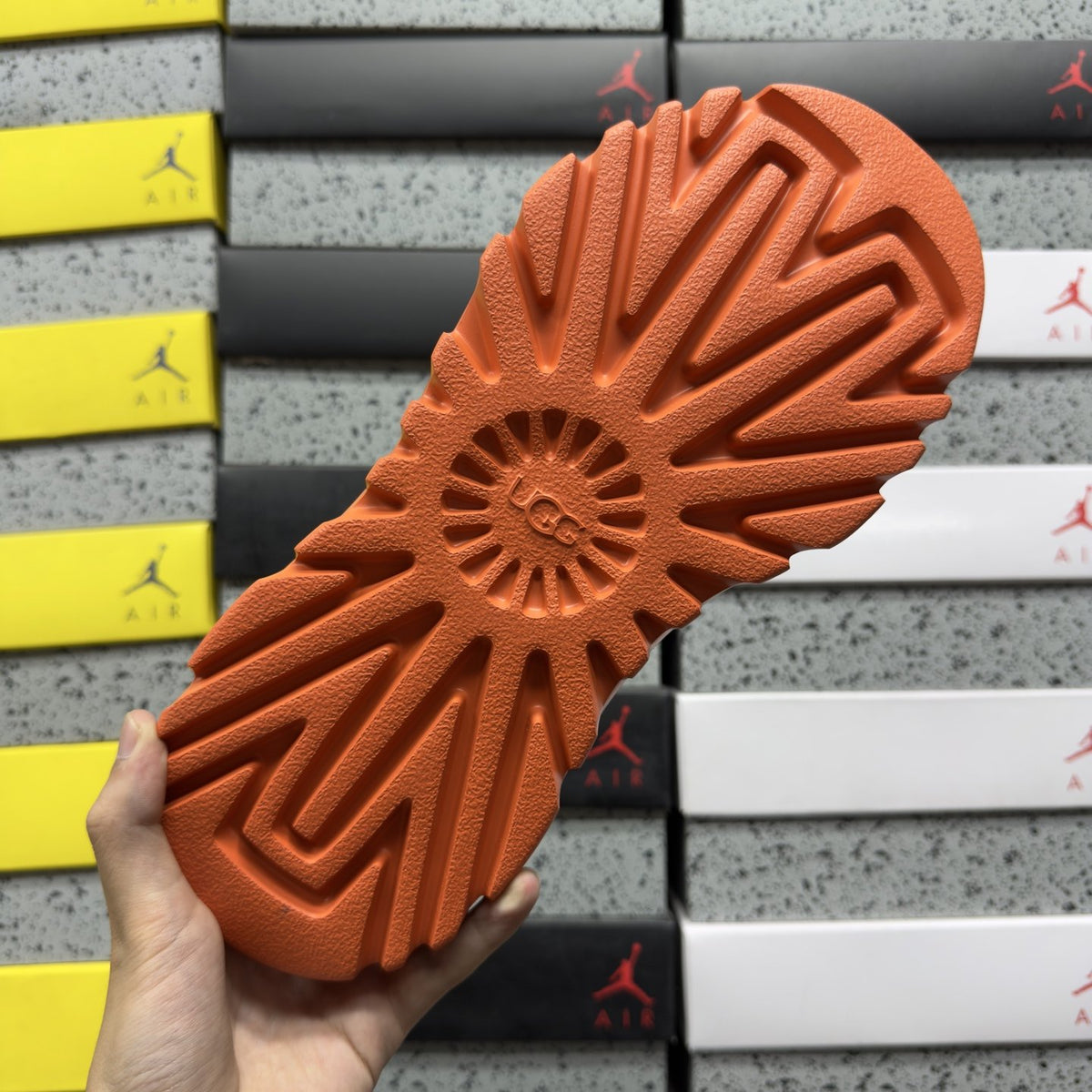 UGG Sport Yeah Clog 'Orange Grey' — vue 2