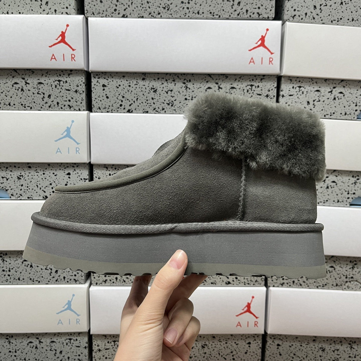 UGG Funkette Platform 'Grey' — vue 2
