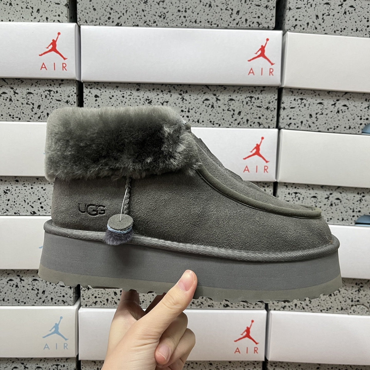 UGG Funkette Platform 'Grey' — vue 9