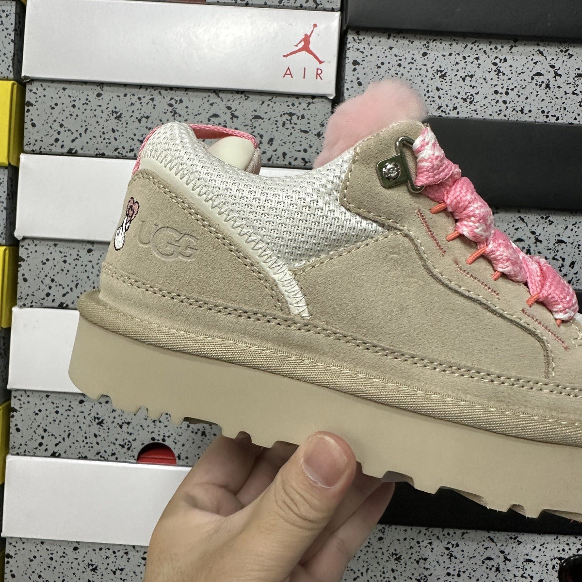 UGG Lowmel 'White Pink' — vue 8