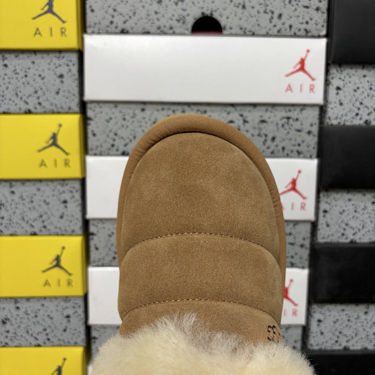 UGG Classic Ultra Mini Platform Fur 'Chestnut' — vue 8