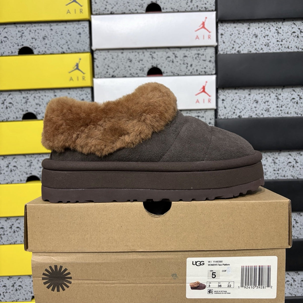 UGG Classic Ultra Mini Platform Fur 'Chocolate'