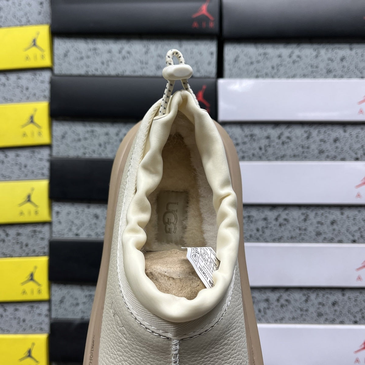 UGG Tasman Leather 'White Leather' — vue 5
